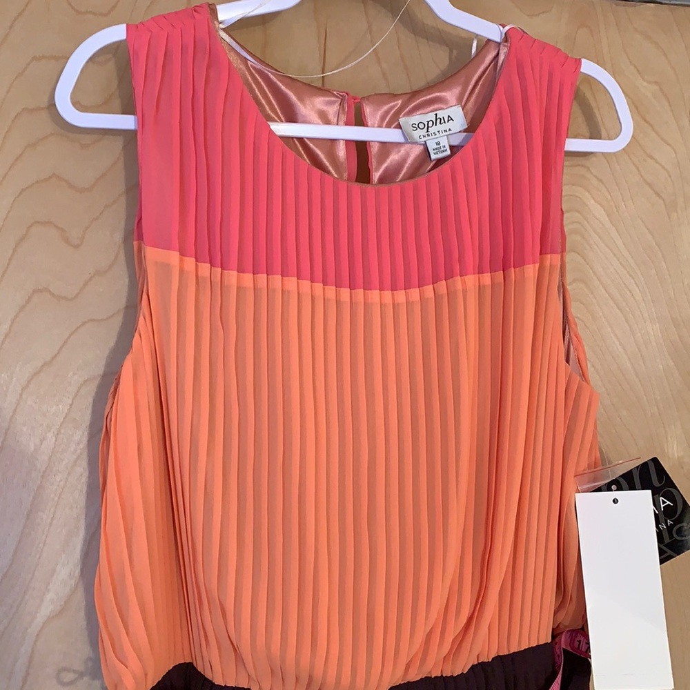 Sophia CHRISTINA PLEATED DRESS